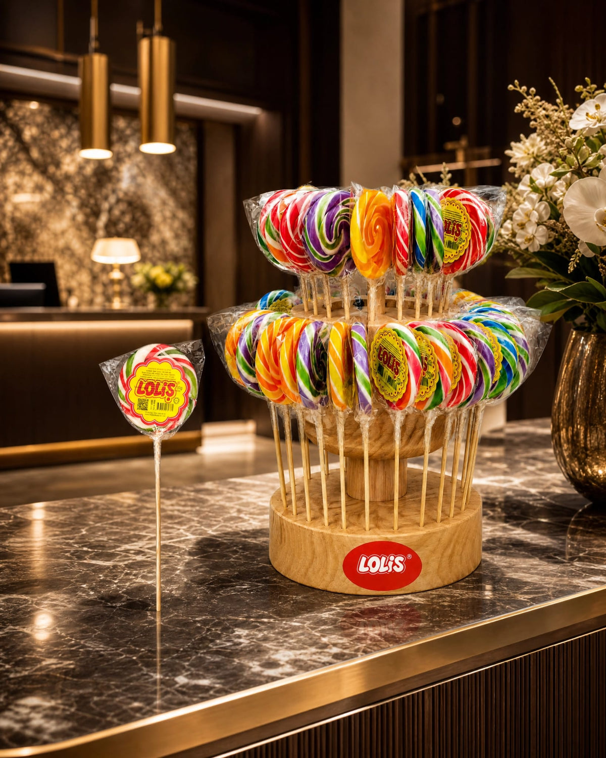 İkonik Lolipop Standı