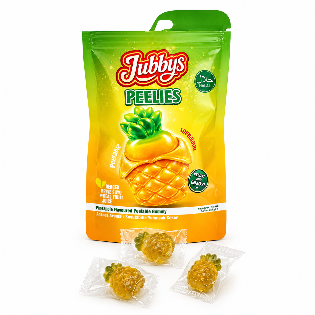 Jubbys Peelies Soyulabilir Yumuşak Şeker