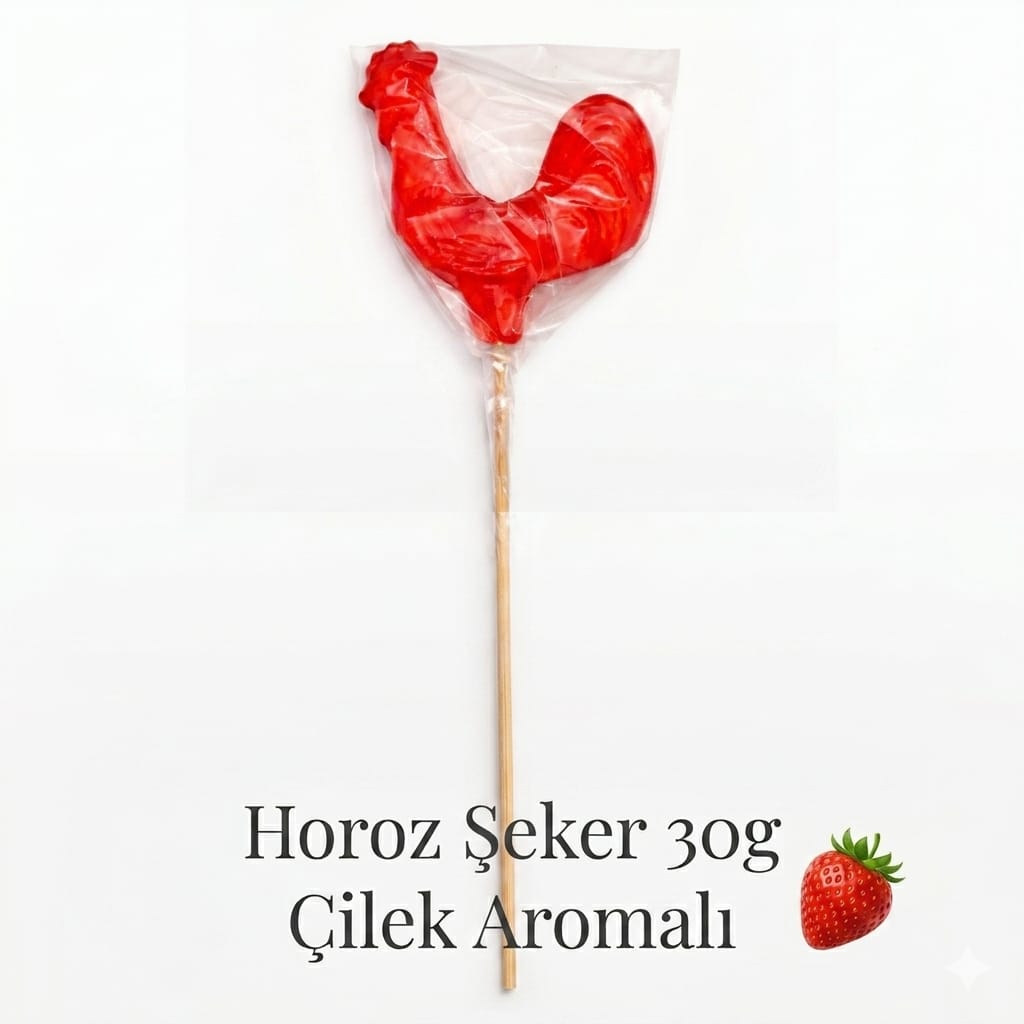 LOLİŞ® Horoz Şeker & Nostaljik Lolipop