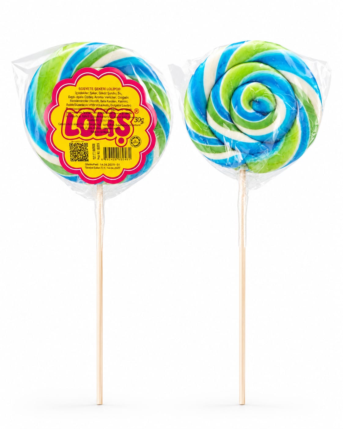 LOLİŞ® Sosyete Şekeri 30 Gr (150'li Kutu) Hediye Standlı